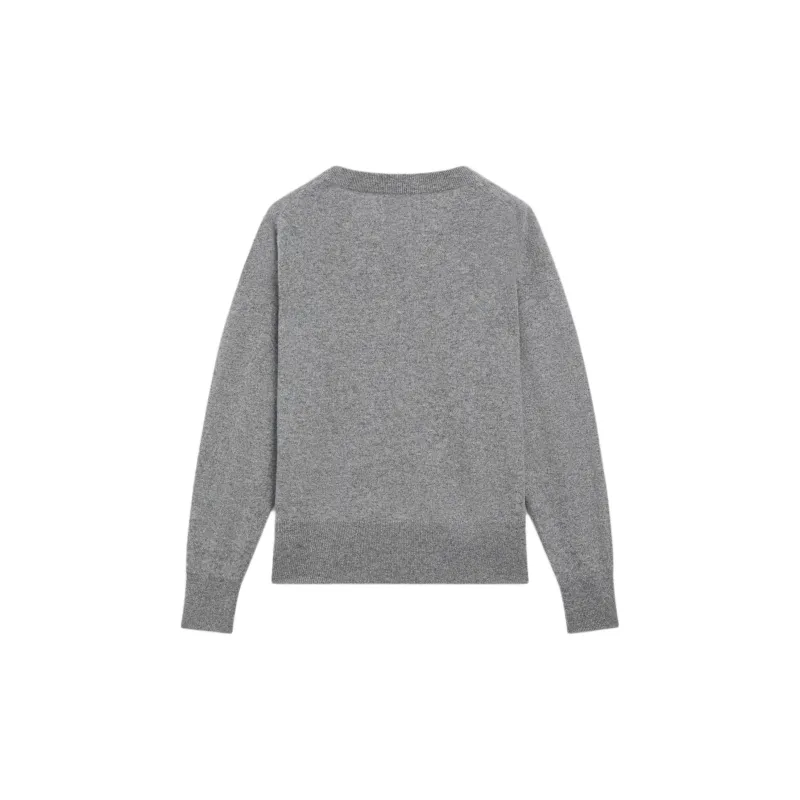 Massimo Dutti Cashmere Sweater Women's Gray-1