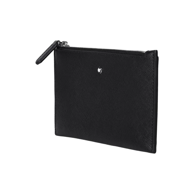MONTBLANC Leather Clutch Mini Men's Black-2