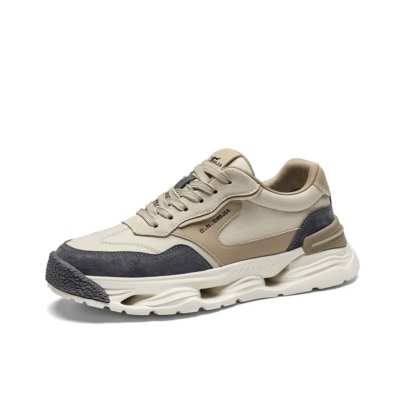 G.N.SHIJIA Lightweight Height Increasing Low Top Casual Shoes Men's-7