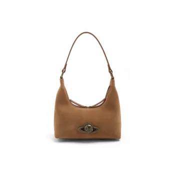 MZ HOUGE PU Shoulder Bag Small Size Large Size Women's Khaki