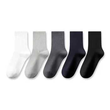 MIIOW Mid Calf Socks Men's 5 Pack