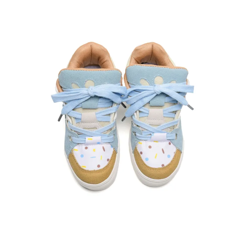 T628 Slip Resistant Waterproof Abrasion Resistant Lightweight Breathable Low Top Skateboard Shoes Women's Box Included-4