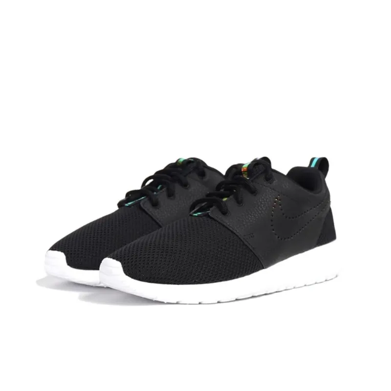 Nike Roshe One Anti Slip Wear Resistant Low Top Running Shoes Women's Black-1