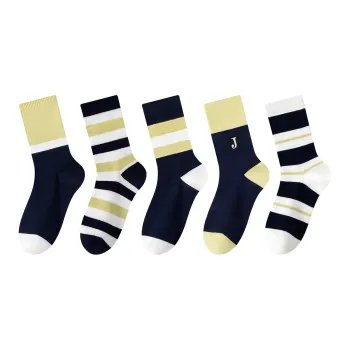 Top Melon Mid Calf Socks Men's 5 Pack