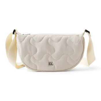 Elle Active Fabric Crescent Bag Shoulder Bag Regular Women's Ecru
