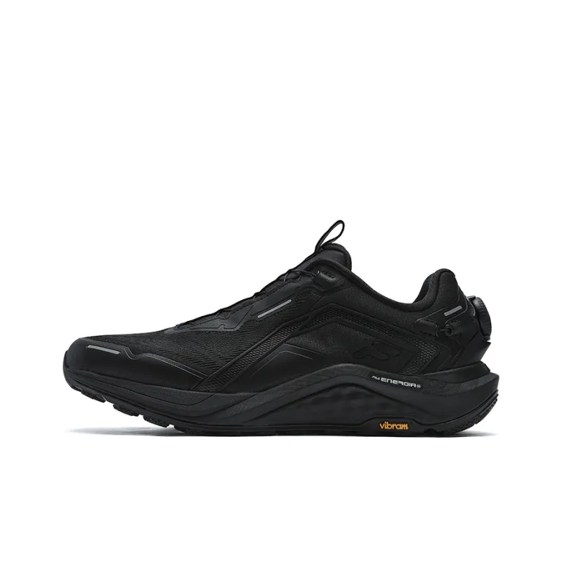 FILA BOA WOLF Slip Resistant Low Top Running Shoes Men's Black-0