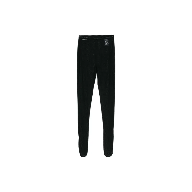 Marine Serre Moon Diamant Mesh Skinny Tights-0