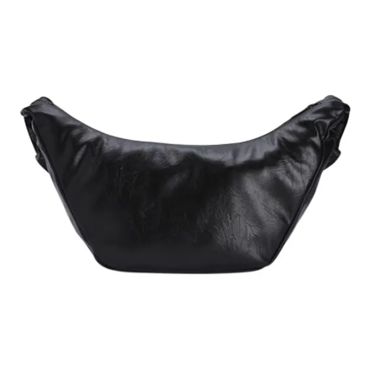 FILA ORIGINALE Polyurethane Dumpling Bag Crossbody Bag Shoulder Bag Mini Women's Jet Black-3