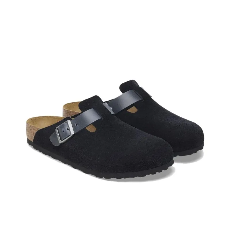 Birkenstock Boston BS Abrasion Resistant Wrap toe Slippers Men's Marine Blue Regular-3