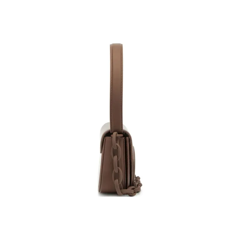 DIESEL 1DR-Iconic Chain-Detailed Shoulder Bag-1