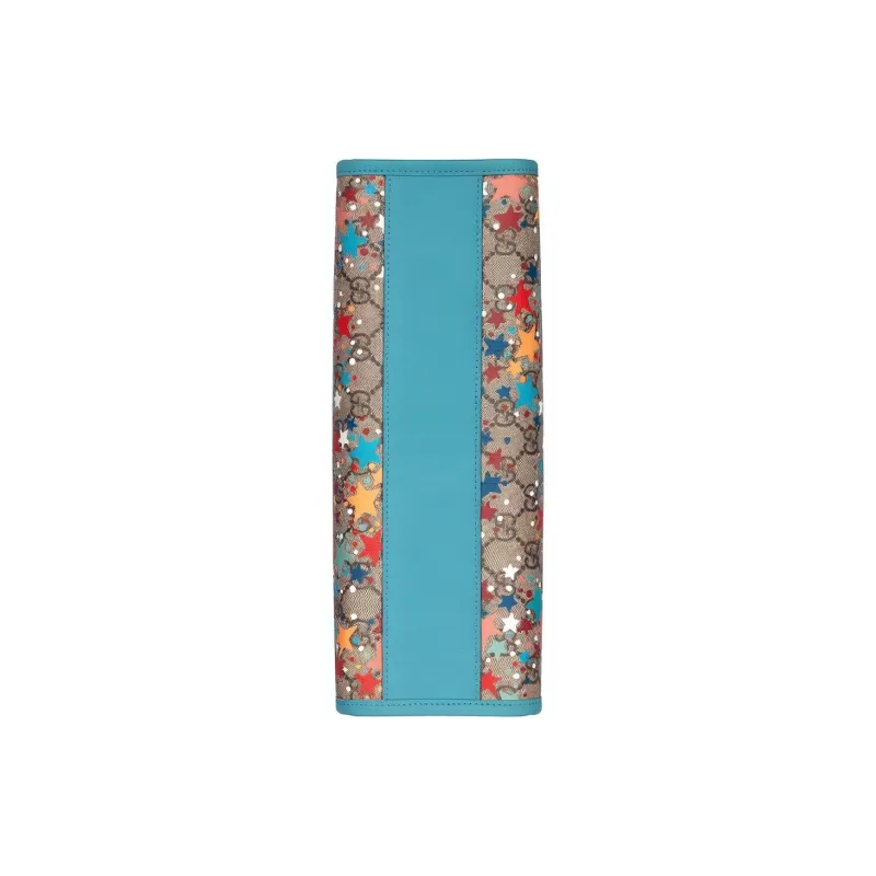 GUCCI Canvas Tote Bag Shopping Bag Handbag Kids' Bags Kids' Ebony & Blue-6
