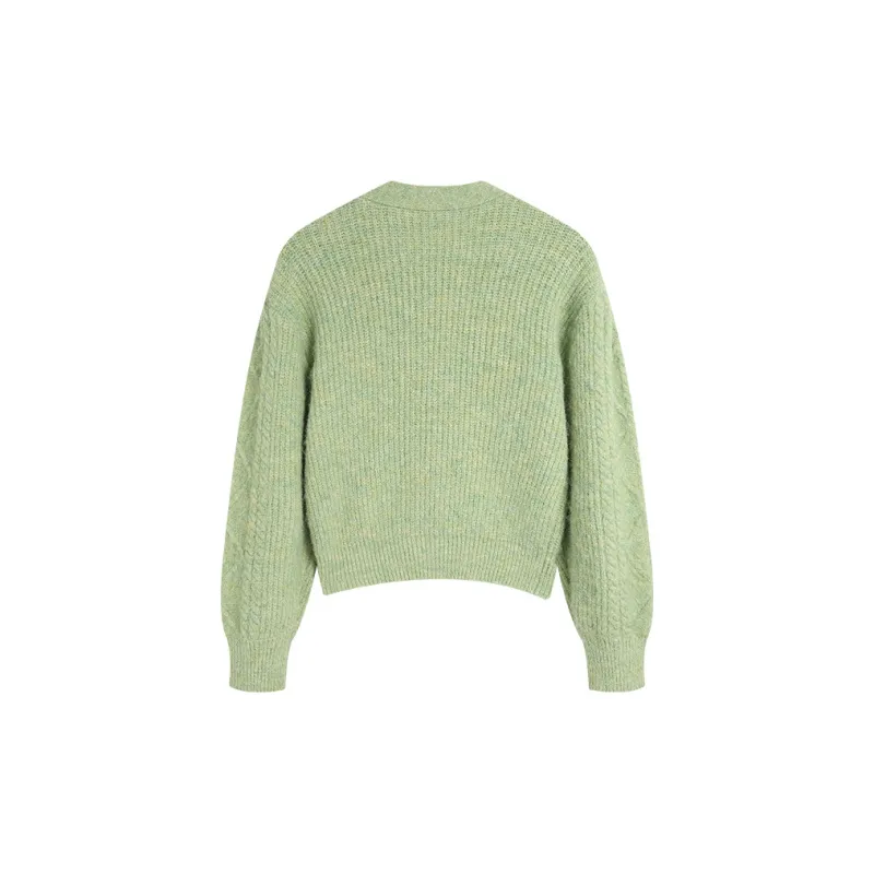 AMAZING SONG Sweater Women's Sprout Green-1