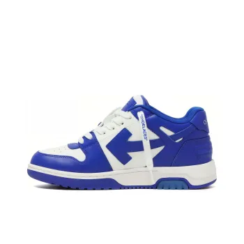 OFF WHITE Out Of Office Low Top Skateboard Shoes Women's Blue