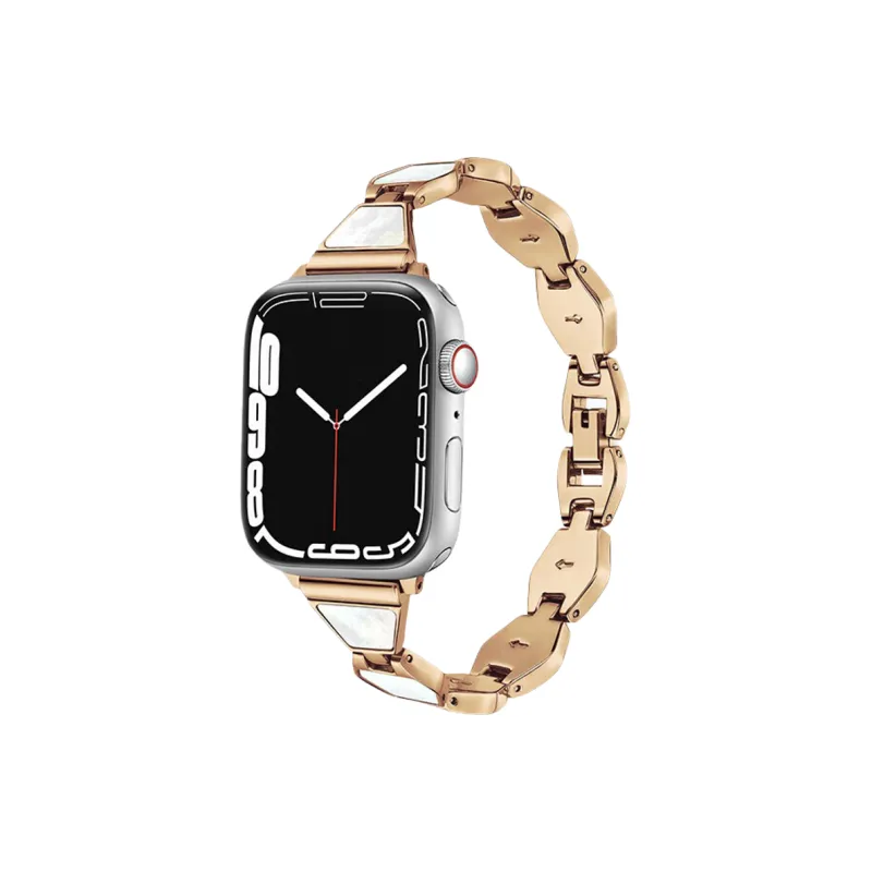 FZRT Watch Bands Metal Shell Chain Strap For Niche Advanced Watch Unisex-10