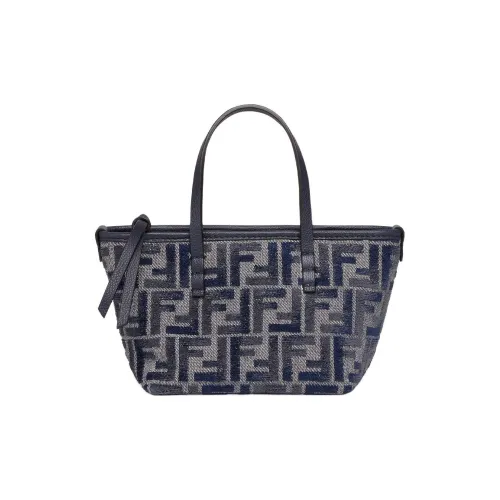FENDI Cotton Shoulder Bag, Crossbody Bag, Handbag Mini Women's Blue