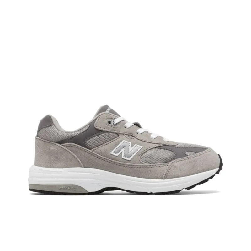 New Balance NB 993 Slip Resistant Cushioning Abrasion Resistant Low Top Kids Lifestyle Shoes Gray White Teenagers-1