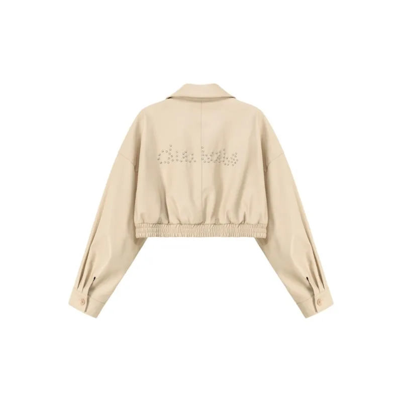 CHUU FW24 Leather Jacket Women's-1