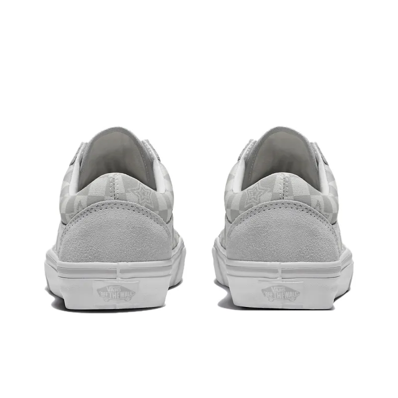 Old Skool Vans 'Checkerboard Stars Grey'-2