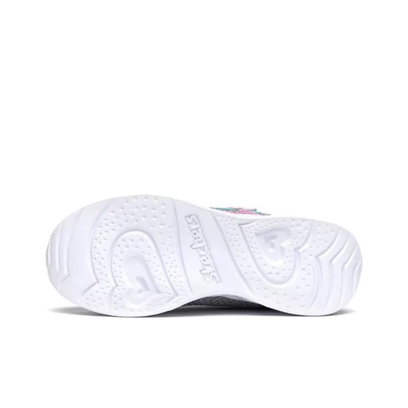 Skechers Heart Lights Kids Lifestyle Shoes Purple Green Teenagers-4