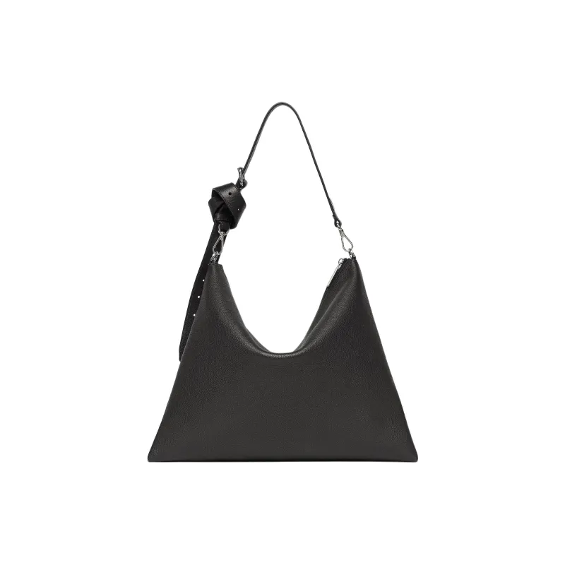 FENDI Calfskin Shoulder Bag Crossbody Bag Handbag Men's Black-2