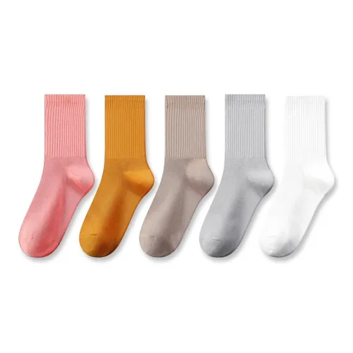 MIIOW Knee High Socks Women's 5 Pack