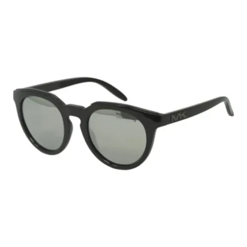 MICHAEL KORS Oval Sunglasses Unisex Black