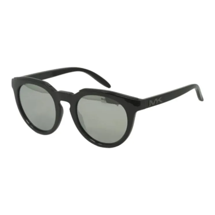 MICHAEL KORS Oval Sunglasses Unisex Black-0