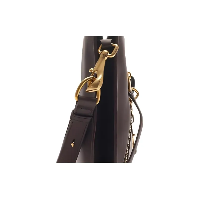 Burberry Calfskin Shoulder Bag Crossbody Bag Women's Berry-3