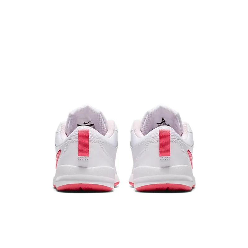 Nike Pico Cushioning Anti-Slip Wear-Resistant Breathability Sports Casual Shoes White Red Children Aged 3-7 Years Old-4