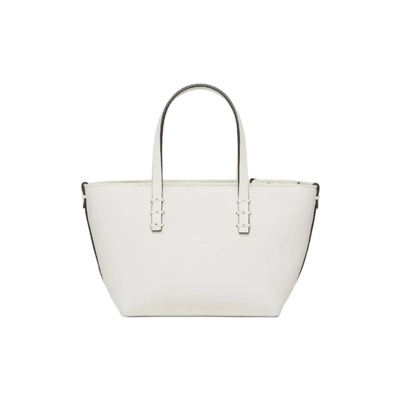 FENDI Calfskin Shoulder Bag Crossbody Bag Handbag Mini Women's White-2