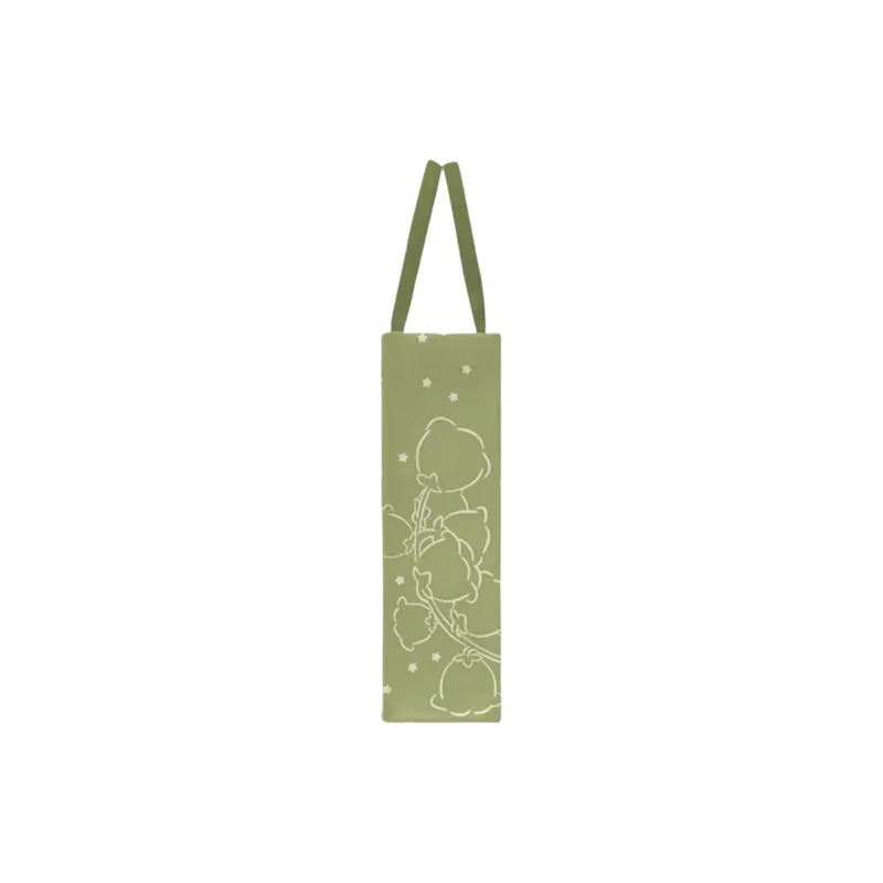 AOSONG Canvas Bag, Handbag Unisex Ecru & Avocado Green-3