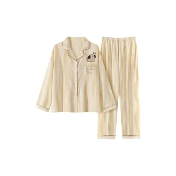 Maultiay Pajama Set Women's Apricot