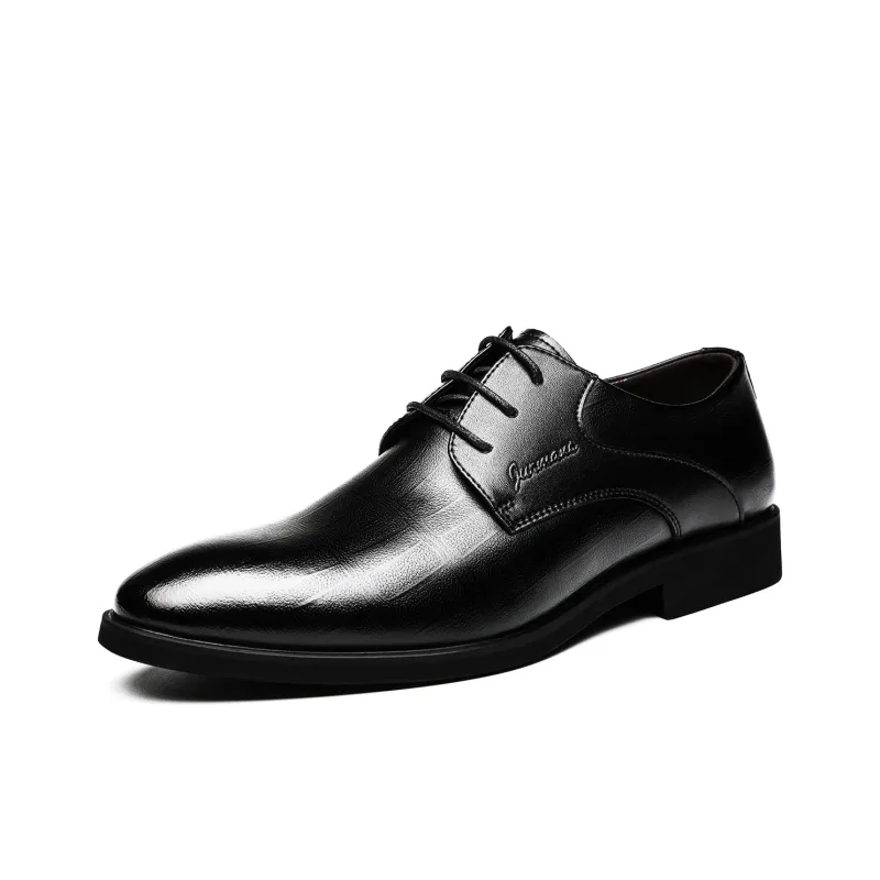 CHINT Dress Shoes Men Low Top Black/Brown-1