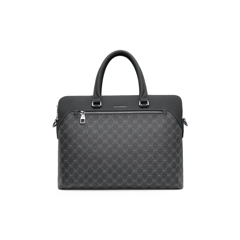 FAIRWHALE Pvc Briefcases Handbags Regular Men's Black-0