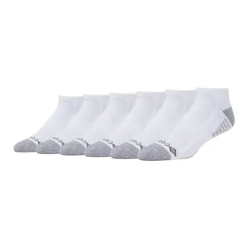 Columbia Sport No-Show Sock Ankle Socks Unisex 6 Pack White