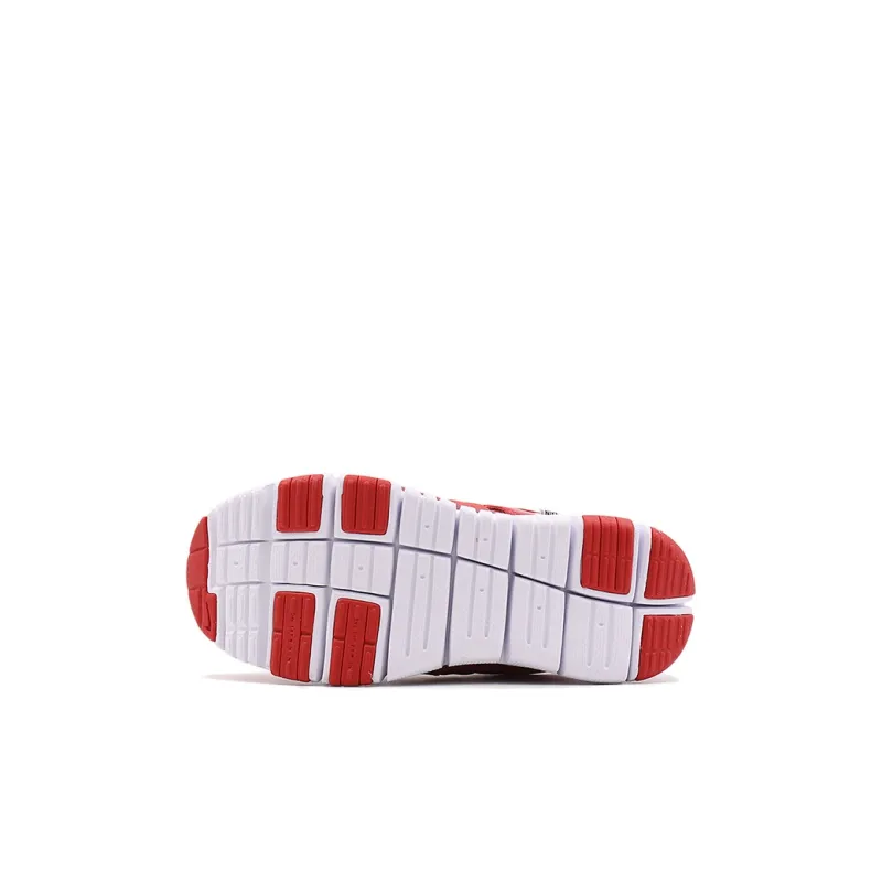 Nike Dynamo Free Low Top Kids Lifestyle Shoes White Red Children Aged 3 7 Years Old-4