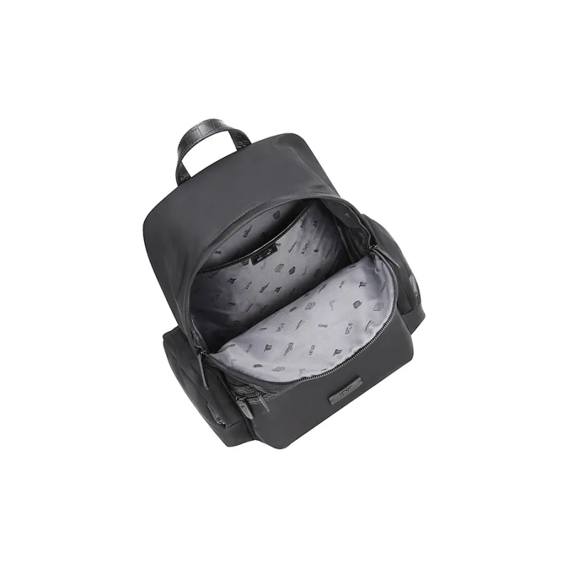 BVP Fabric Backpack Large Size Unisex Black-2