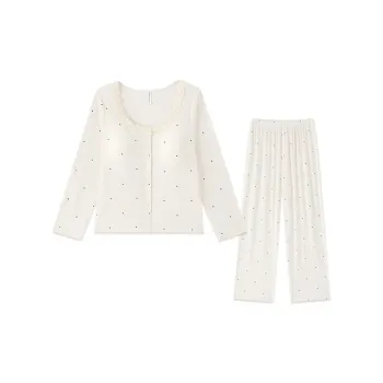 Maultiay Pajama Set Women's Cream Apricot