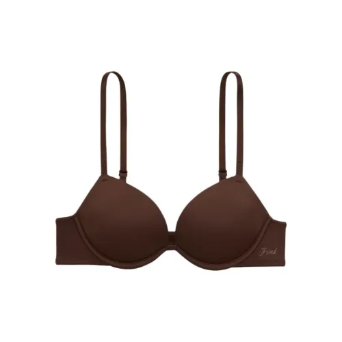 Victoria's Secret PINK WEAR EVERYWHERE Bra Women's Coffee Brown