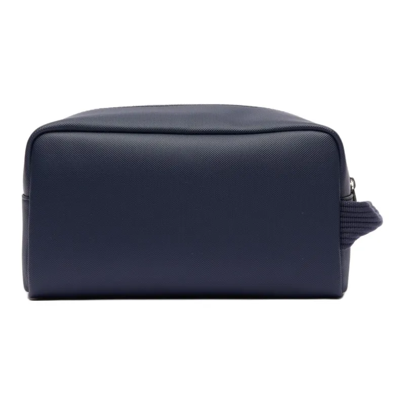 LACOSTE Polyurethane Toiletry Bag Men's Blue-2