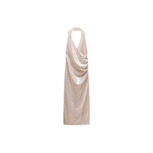ZARA Sleeveless Dress Women's Pink
