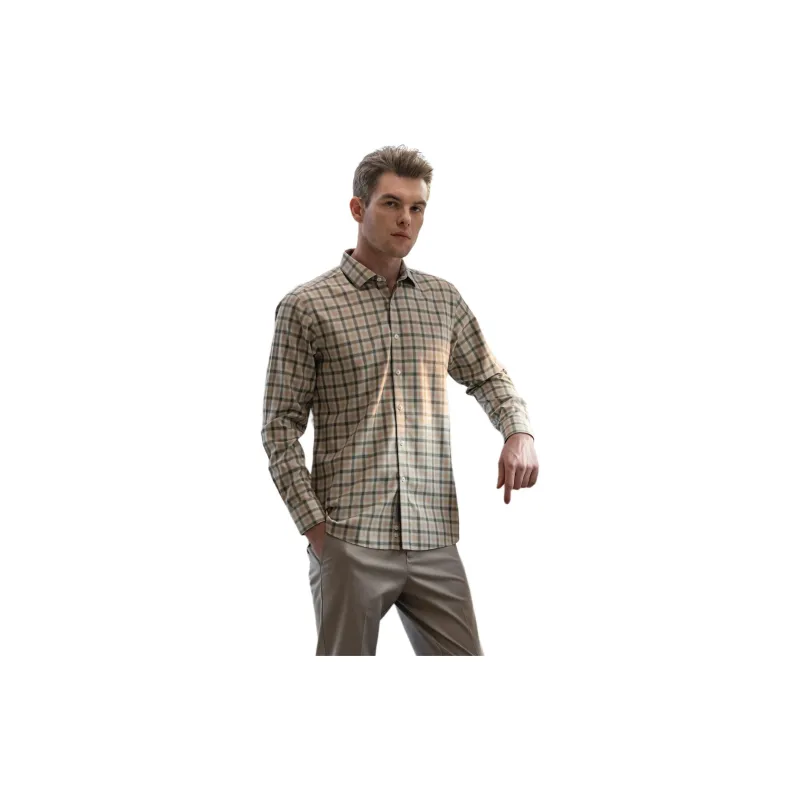 Camicissima Shirt Men's Beige Green-2