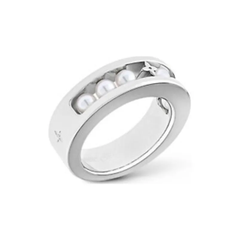 LOUIS VUITTON Brass Rings Men's Silver-1