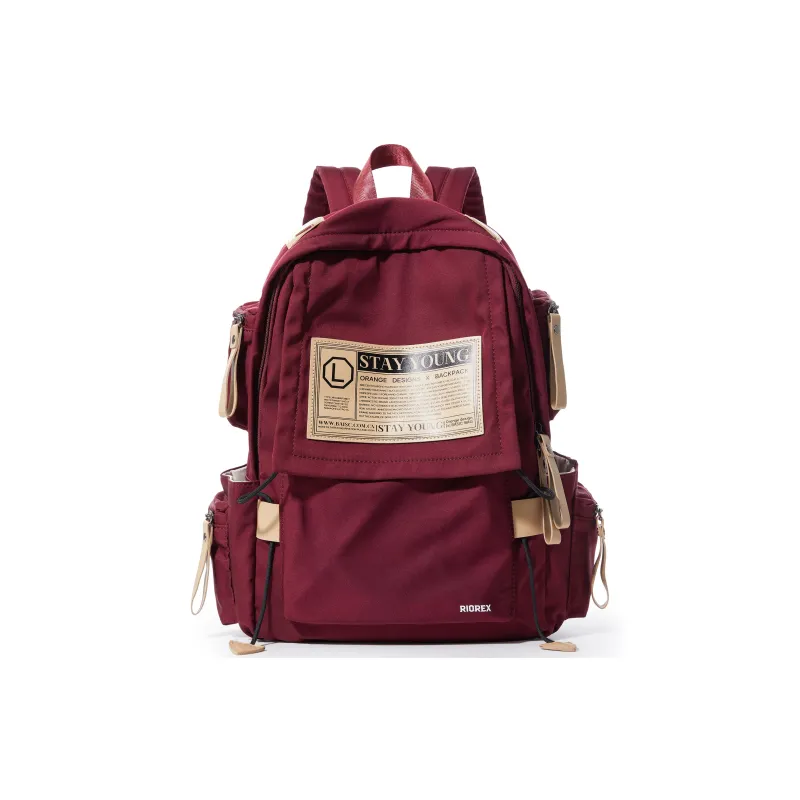 RIOREX Canvas Backpack Laptop Bag Unisex Multicolor-14
