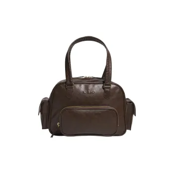 Adidas Originals PU Biker Bag Handbag Shoulder Bag Regular Unisex Brown
