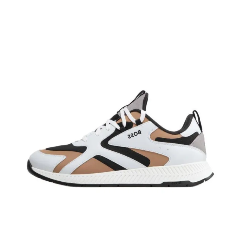 HUGO BOSS Low Top Casual Shoes Men's Brown-0