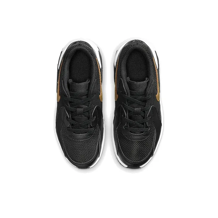 Nike Air Max Excee Abrasion Resistant Low Top Kids Lifestyle Shoes Black Gold Children Aged 3 7 Years Old-3