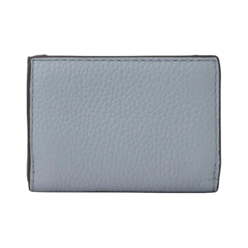 MICHAEL KORS Jet Set Travel Cow Leather Wallet Mini Women's Light Blue Multicolor-2