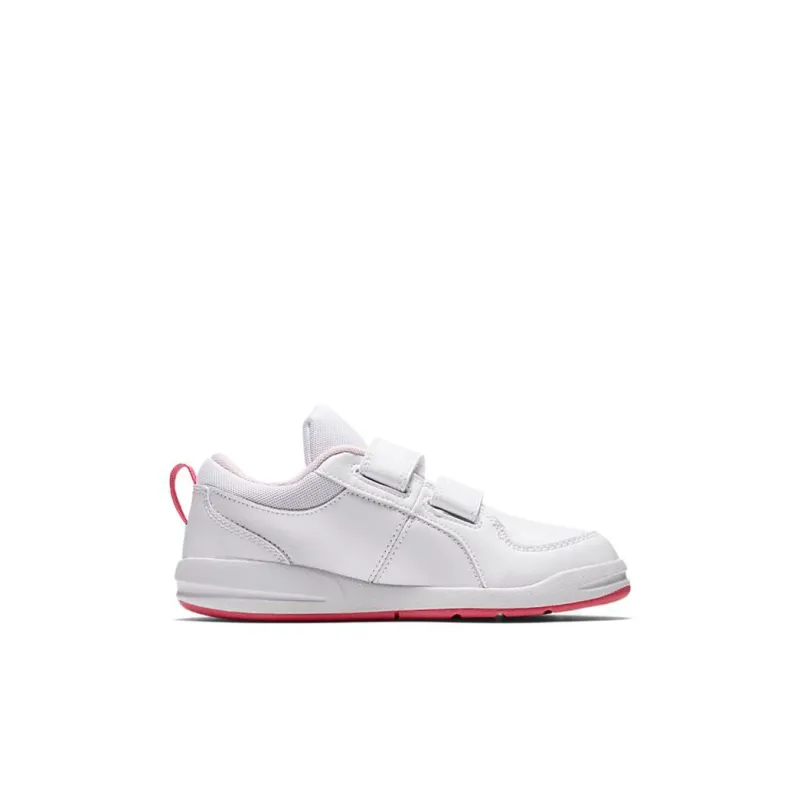 Nike Pico Cushioning Anti-Slip Wear-Resistant Breathability Sports Casual Shoes White Red Children Aged 3-7 Years Old-1