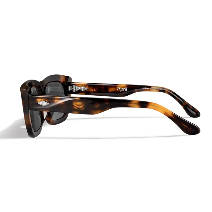 APRIL Plate Frame Square Sunglasses Unisex-8